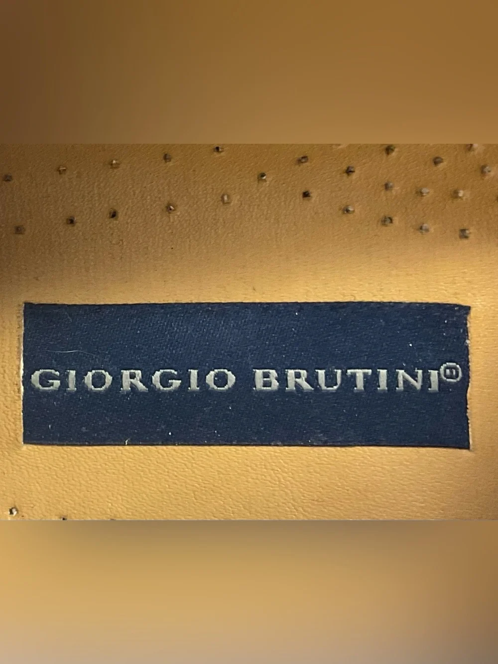 Giorgio Brutini Men's Brown Leather Loafers Woven Kiltie Tassel Shoes Sz 9 D